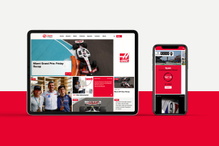 Haas F1 Team website