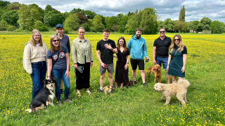 Fluid dog walk - mental health awareness week