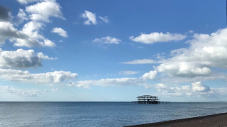 Brighton pier on a sunny day