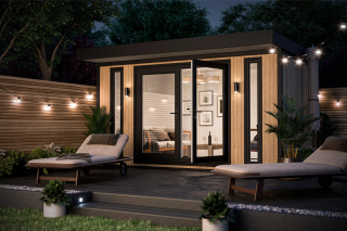 Liniar garden room CGI